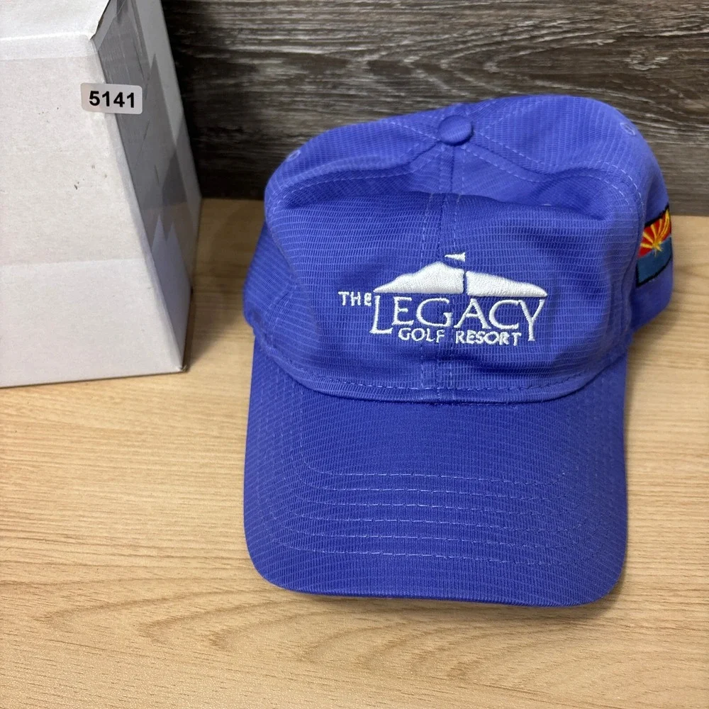 Legacy Golf Resort Hat‎ Strap Back Womens Blue Purple Golf Performance Arizona